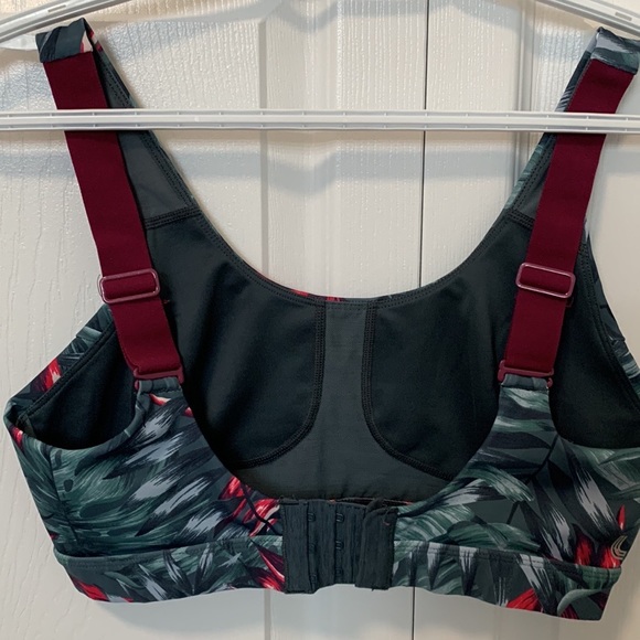 Lole Sports Bra. Floral (used once) and Burgundy (never worn). - Picture 7 of 8
